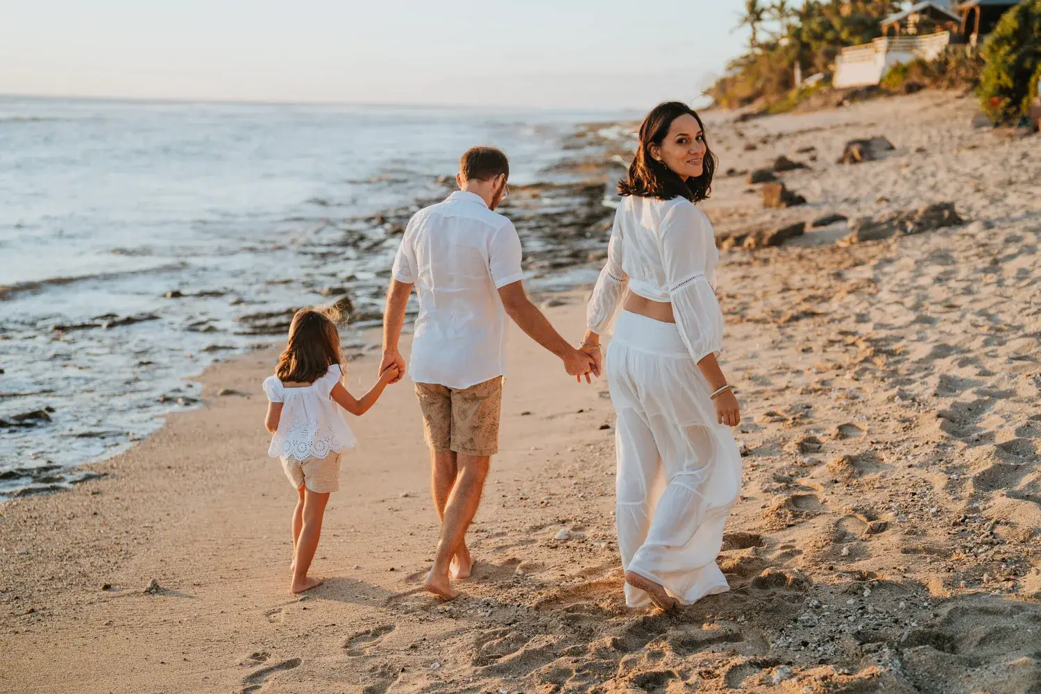 Séance famille à la plage